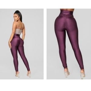 3 fashion nova high waist leggings large NWT